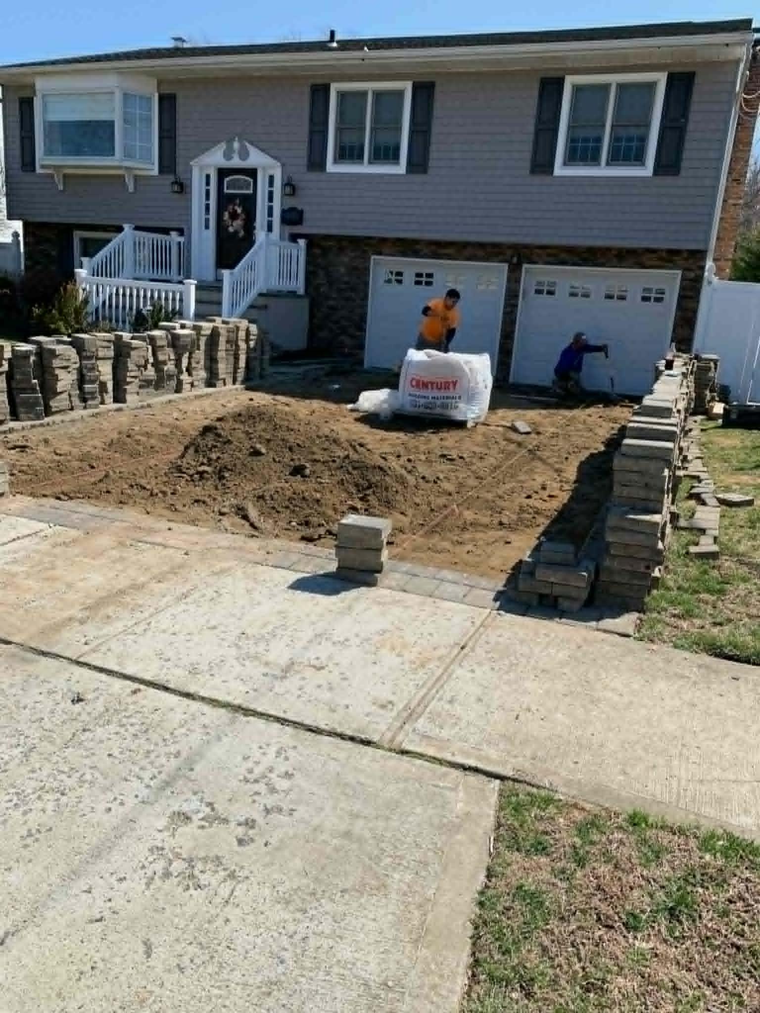 Paver Driveway in Nassau County, NY by Titan Project Solutions